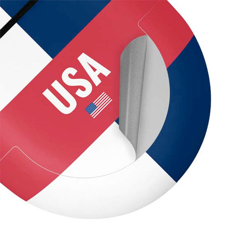 USA Flag Color Block Google Pixel Buds Skin